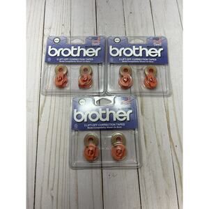 Brother Typewriter Correction Tape 3010 Lift-Off 2-Pack - LOT of 3 Sealed Packs
